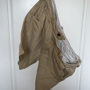 Khaki/Tan Hollister Cargo Shorts - Mens W36